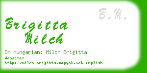 brigitta milch business card